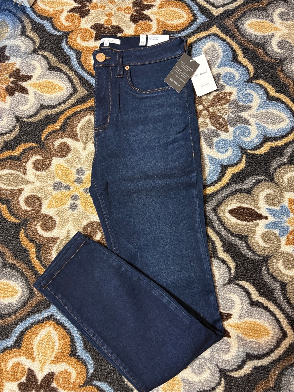 STS Blue Ankle Skinny 10” high rise